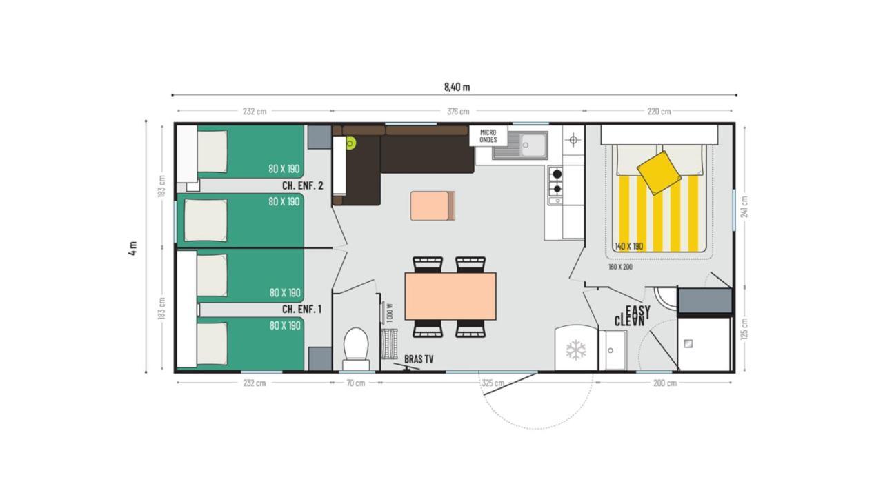 Mobil-Home Parc Des Allais Trogues Exterior photo